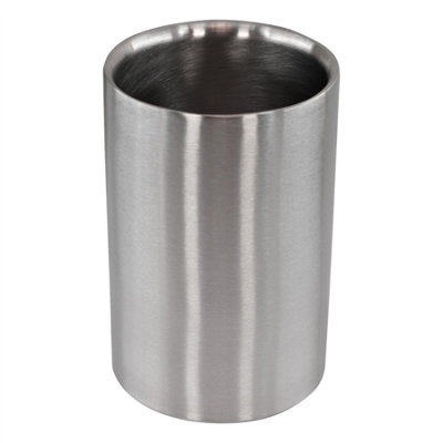 Geezy Wine Bottle Ice Cooler Stainless Steel Double Walled Drinks Champagne Cooler from B&Q