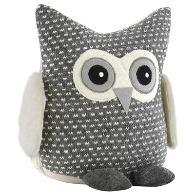 Geezy Shop Novelty Door Stop Animal Owl Decorative Design Weighted Fabric Floor Cute Decor from B&Q