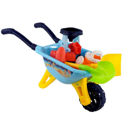 B&Q -  Sand & Water Wheelbarrow Beach Garden Playset Sand Pit Kids Outdoor Activity Toy