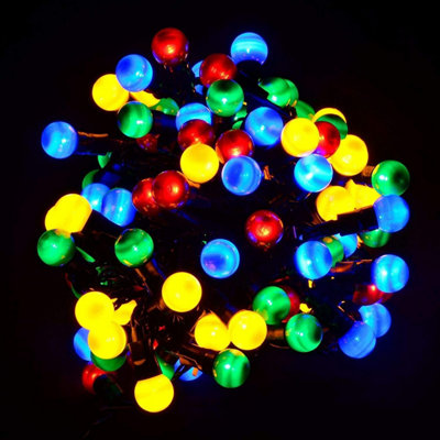 Geezy Christmas Led Lights Outdoor Decor 200 Berry Fairy String Timer 8 Modes from B&Q