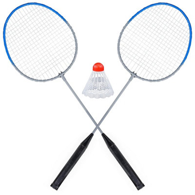 The Magic Toy Shop Badminton Rackets 3 Pcs Racquet & Shuttlecock Adults Kids Outdoor Sports Game from B&Q