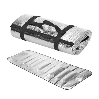 B&Q -  Camping Mat Aluminum Foil Folding BlanketPicnicTent Rug Outdoor Activities