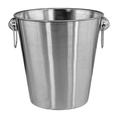 Geezy Wine Bucket Champagne Cooler Cold Drink Bottle Chiller Ice Holder With Handles from B&Q