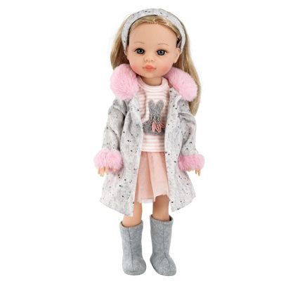 Bibi Doll Fashion Baby Doll 15" American Style Movable Long Styling Hair Emma Bibi Doll from B&Q