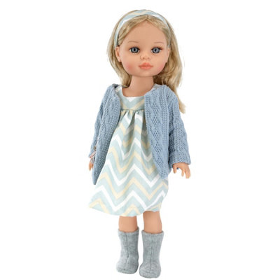 Bibi Doll Fashion Baby Doll 15" American Style Movable Long Styling Hair Olivia Bibi Doll from B&Q