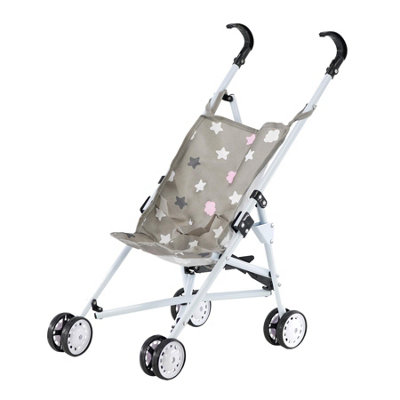 Bibi Doll Stars Baby Dolls Buggy Foldable Stroller Dolls Pram Pushchair Toys Bibi Doll from B&Q