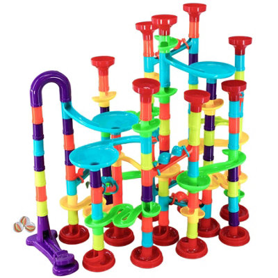 The Magic Toy Shop Marble Run 197 Pcs Race Maze Track Stem Educational Learning Construction Toy