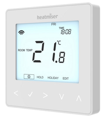 Heatmiser Neostat V2 White Programmable Digital Thermostat from B&Q