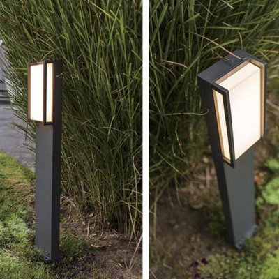 CGC Lighting Cgc Marla Dark Grey Rectangular Led Post Light from B&Q