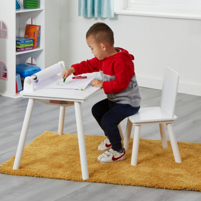Liberty House Toys Kid's White Writing Multi-Purpose Table from B&Q
