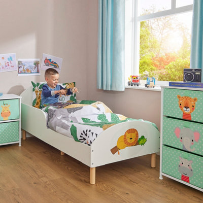 Rackhams White Kids Toddler Bed - Lion - Image 8