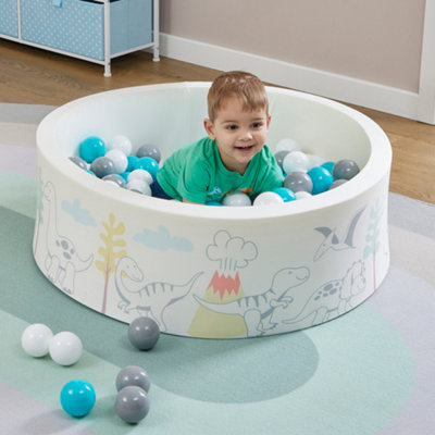 Liberty House Kids Dinosaur Ball Pit, White - Image 4