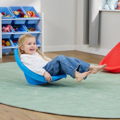 Liberty House Toys Kids Floor Rocking ChairBlue from B&Q