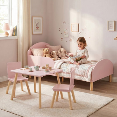 Liberty House Toys Toddler Bed And Table And Two Chairs SetPink from B&Q