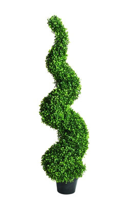 Gardman Artificial Buxus Topiary Spiral Tree 1.2M from B&Q