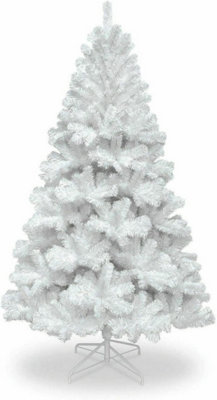 Snowtime Garden Store Direct Colorado Christmas Tree White 8Ft (240Cm) from B&Q