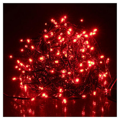 Snowtime 240 Multi Function Led String Lights In Red Indoor / Outdoor from B&Q