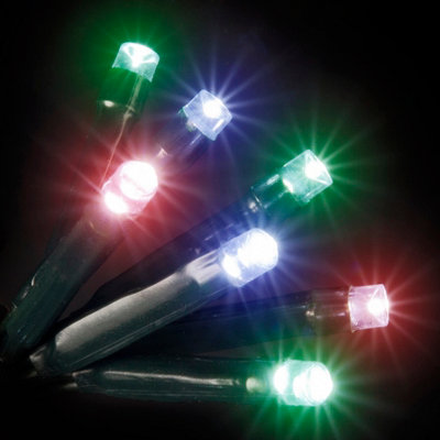 Snowtime 600 Multi Function Led String Lights In Pastel Indoor / Outdoor from B&Q
