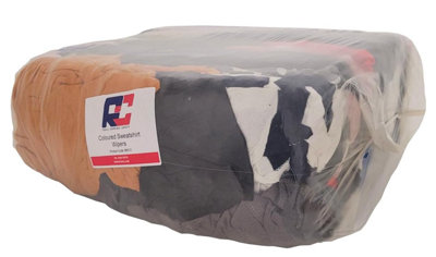 10Kg Bag Of Rags Bale Of Mixed Cotton Hand Cloth Rags from B&Q
