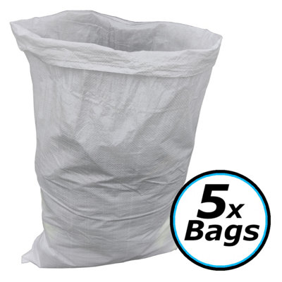 Heavy Duty Woven Rubble & Sand BagsPack Of 5 from B&Q