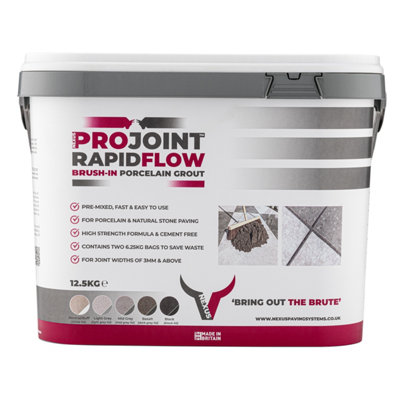 Nexus Projoint™ Rapidflow™ Brush-In Porcelain Paving GroutNeutral/buff from B&Q