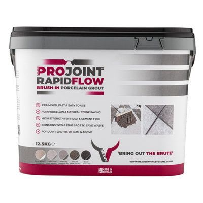 Nexus Projoint™ Rapidflow™ Brush-In Porcelain Paving GroutBlack from B&Q