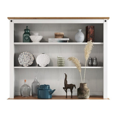 Mercers Furniture Corona White 3 Door Dresser Top from B&Q
