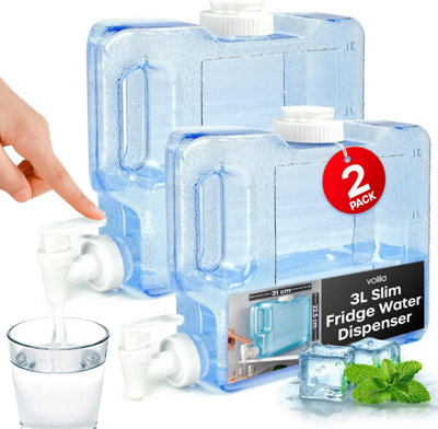 B&Q -  3L Water Tap2 Pack Water DispenserIdeal For TravelCampingParties & Everyday Use