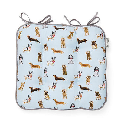 Cooksmart Curious Dogs Seat Pad from B&Q