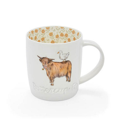 Cooksmart Buttercup Farm Angus Barrel Mug from B&Q