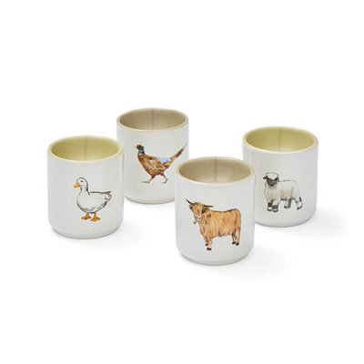 Cooksmart Buttercup Farm Set Of 4 Stackable Egg Cups from B&Q