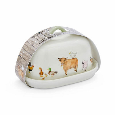 Cooksmart Buttercup Farm Butter Dish from B&Q