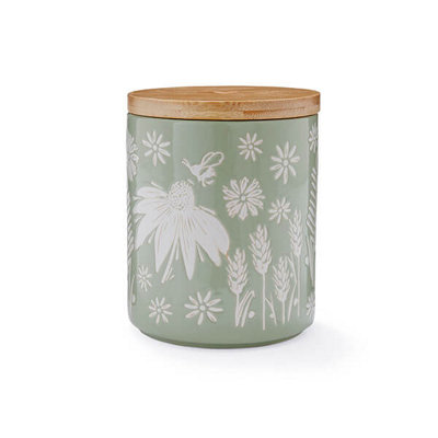 B&Q -  Homestead Sage Ceramic Canister