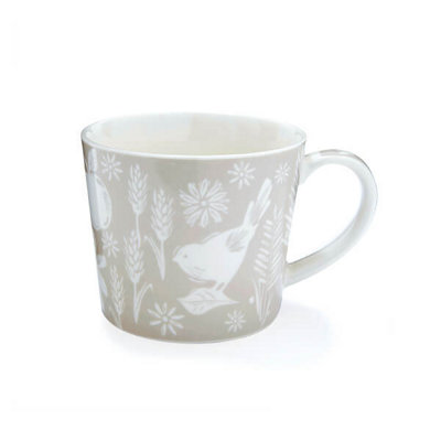 B&Q -  Homestead Beige Conical Mug