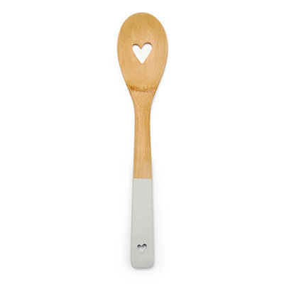 Cooksmart Homestead Bamboo Cut Out Heart Spoon from B&Q