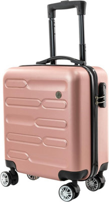 Sa Products Rose Gold Cabin SuitcaseCarry On SuitcaseEasy Jet 45X36X20 Cabin Bag from B&Q