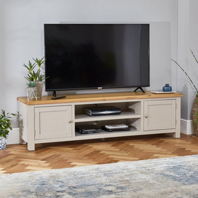 The Furniture Market Cotswold Grey Extra Wide Tv Unit from B&Q