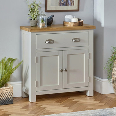 The Furniture Market Cotswold Grey Painted Small Compact Sideboard from B&Q