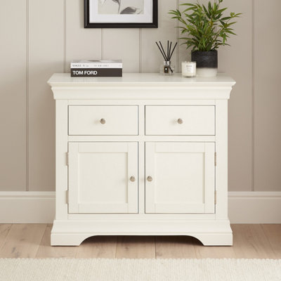 The Furniture Market Wilmslow White Painted Medium 2 Drawer 2 Door Sideboard from B&Q