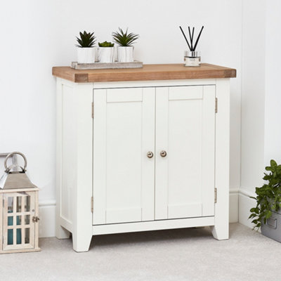 The Furniture Market Cheshire White Small 2 Door Cupboard from B&Q