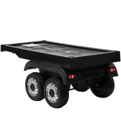 Outdoor Toys Licensed Mercedes-Benz Actros 12V Ride On Lorry TrailerBlack from B&Q