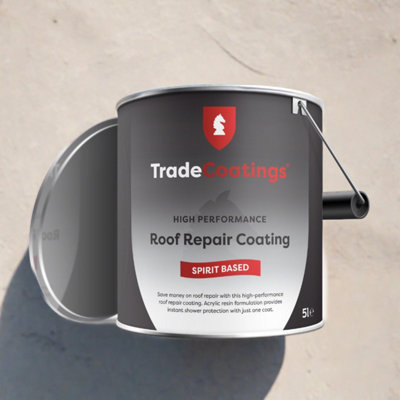 Trade Coatings Waterproof Roof Repair Paint With Reinforced FibresBlack5Kg from B&Q