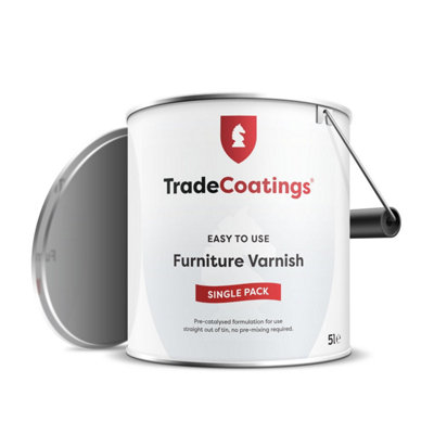 Trade Coatings Internal Wooden Furniture VarnishSilk (40% Sheen)5L from B&Q