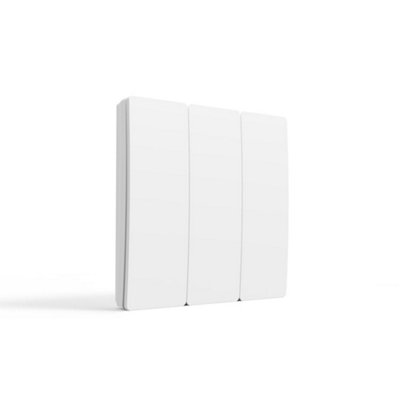 Ener-J 3 Gang Wireless Kinetic Switch Eco Range White/Light