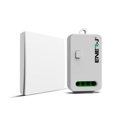 Ener-J Ws1062x Eco Range 1 Gang Kinetic Switch With 500W Non Dimmable Wi-Fi/Rf Receiver