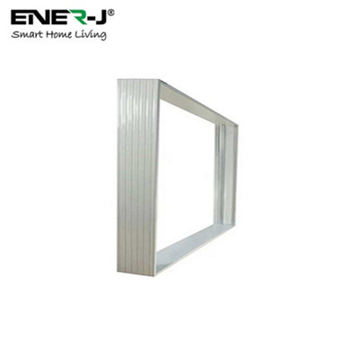 ENER-J Screwless Surface Frame - Backlit LED Panel Mount - 300 x 1200mm - White - Image 5