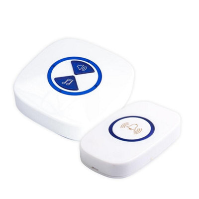 Ener-J EnerJ Wireless Kinetic Self Powered Doorbell With Plug In Chime White 240V from B&Q