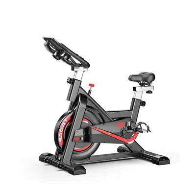 ENER-J Ultra Quiet Exercise Bike - Indoor Spinning Bike - White - Magnetic Resistance - Belt Drive - Image 4