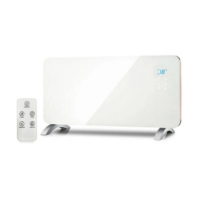Ener-J Smart Wall Heater Tempered Glass Voice Controlled White 2000W 240V - White / 240V / Tempered Glass, Plastic, Acrylic - Image 8