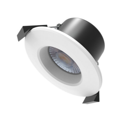 Ener-J Smart Fire Rated Downlight 8W Cct Dimmable Ip65 White 240V from B&Q